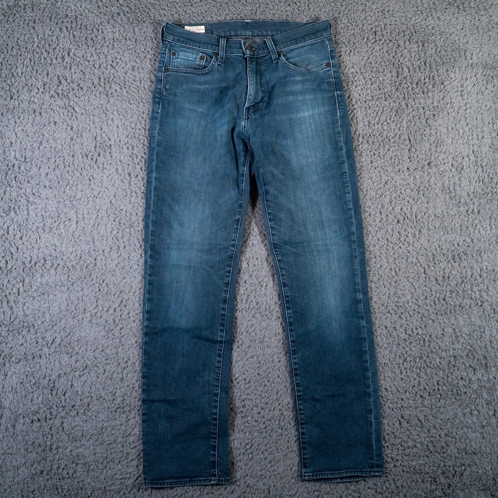 Levis Jeans Mens 29x32 Blue 511 Slim Fit Premium Big E Stretch Dark Wash